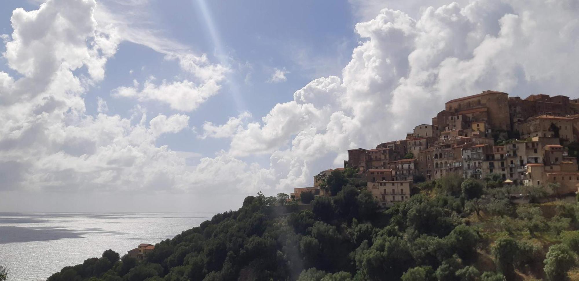 Villa Medioevo Mare Pisciotta Esterno foto